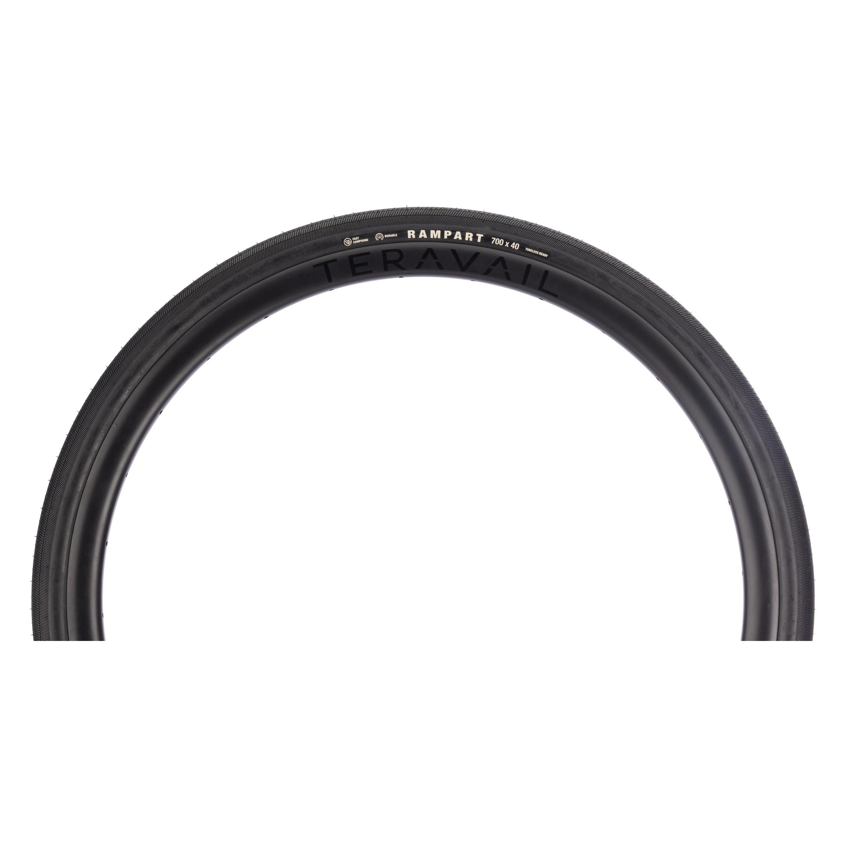 Teravail Rampart Durable Faltreifen, 700x32C, 32-622, Fast Compound, Tubeless, black (32-622) (66486936)