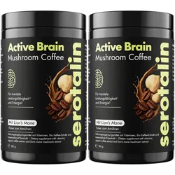 serotalin Active Brain Mushroom Coffee - 2 x 180g Dose
