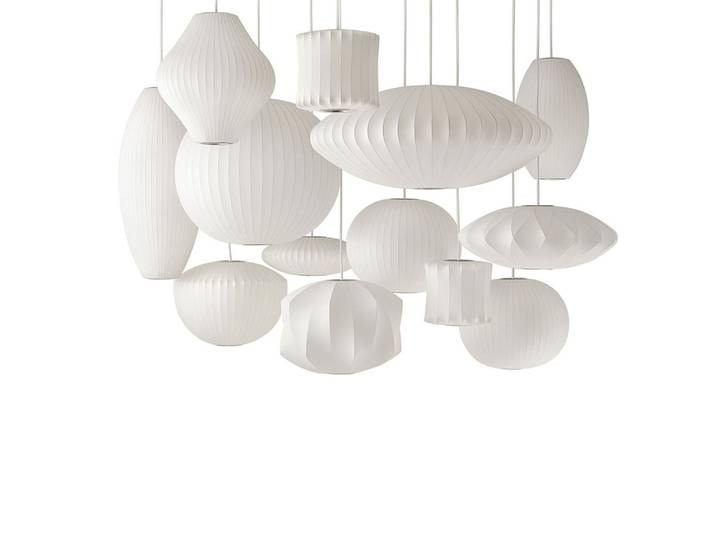 Nelson Pear Bubble Pendelleuchte S Off-White - Herman Miller HAY - Esszimmer - Kunststoff
