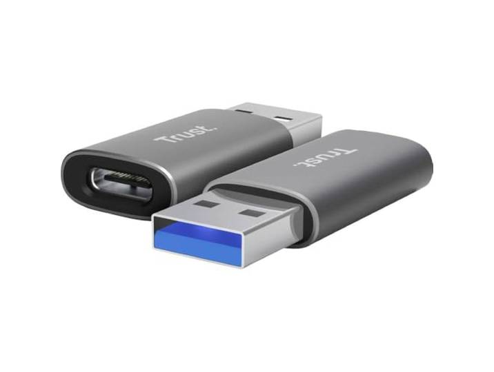 Trust USB 2.0 Adapter Calyx USB-A naar USB-C Adapter 2PACK