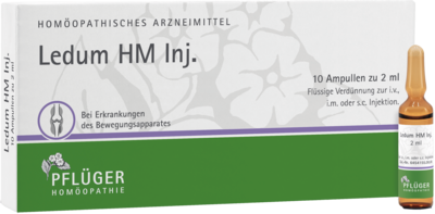 Homöopathisches Laboratorium Alexander Pflüger GmbH & Co. KG LEDUM HM Injekt Ampullen 10 St 01033332