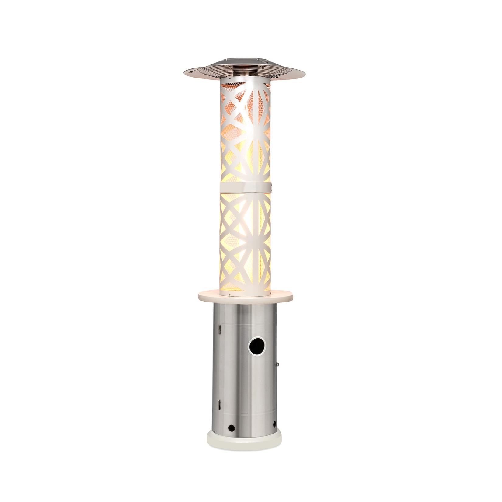 Goldflame Style Terrassenheizstrahler 11,2 kW 360°-Blick mobil