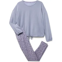 Tchibo - Leggings-Pyjama - Damen - Gr. M - lila