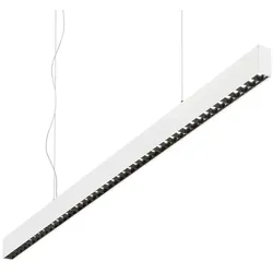 Ideal Lux LED Pendelleuchte OFFICE, 30W, 3000K, 2800lm, IP20, höhenverstellbar, weiß IDEA-271194