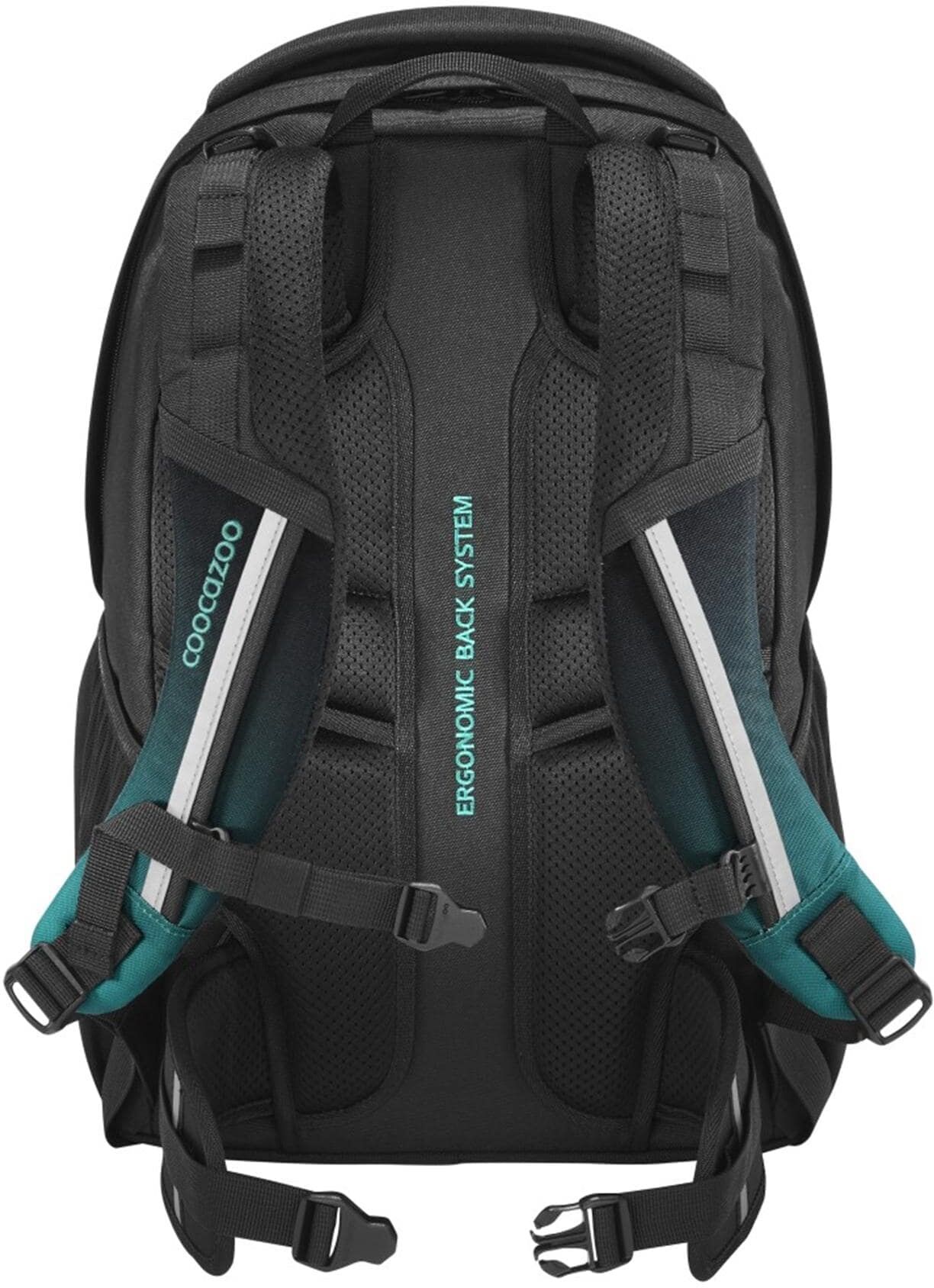 Schulrucksack COOCAZOO "EVERY", Kinder, Gr. B/H/T: 30cm x 23cm, schwarz (blau), Polyester, Rucksäcke Schulrucksack blau B/H/T: 30cm x 23cm