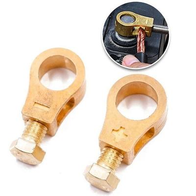 Copper Car Battery Terminal Clamp For Positive Negative Battery Clips Copper Car Battery Terminal Clamp For Positive Negative Battery Clips