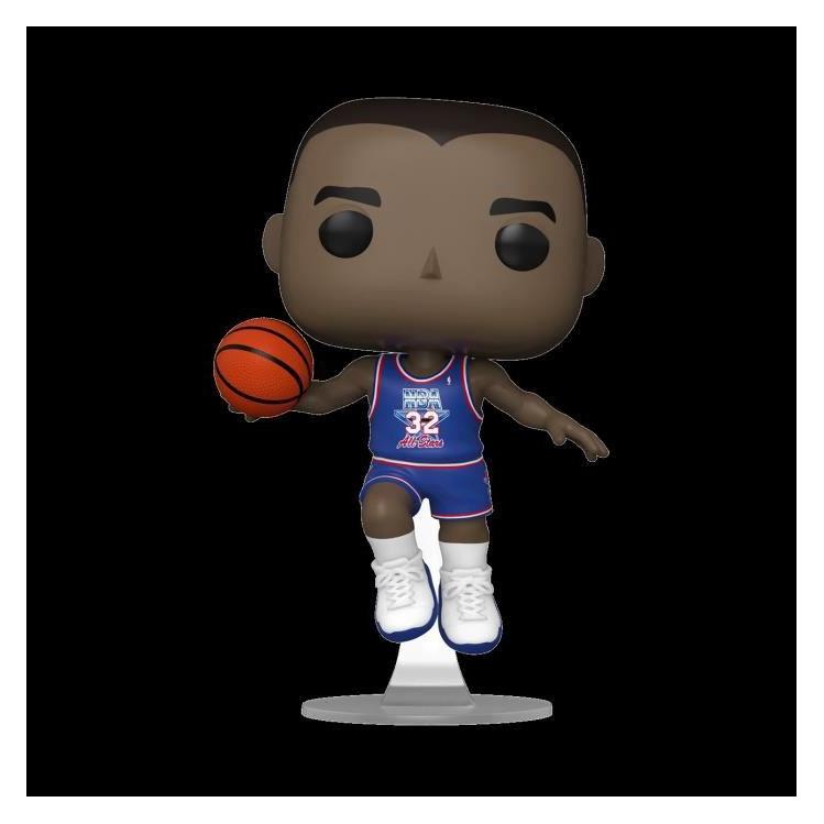 Funko NBA - Magic Johnson Legends POP! Basketball Vinyl Figur (Blue All Star Uni 1991) 9 cm (59373)