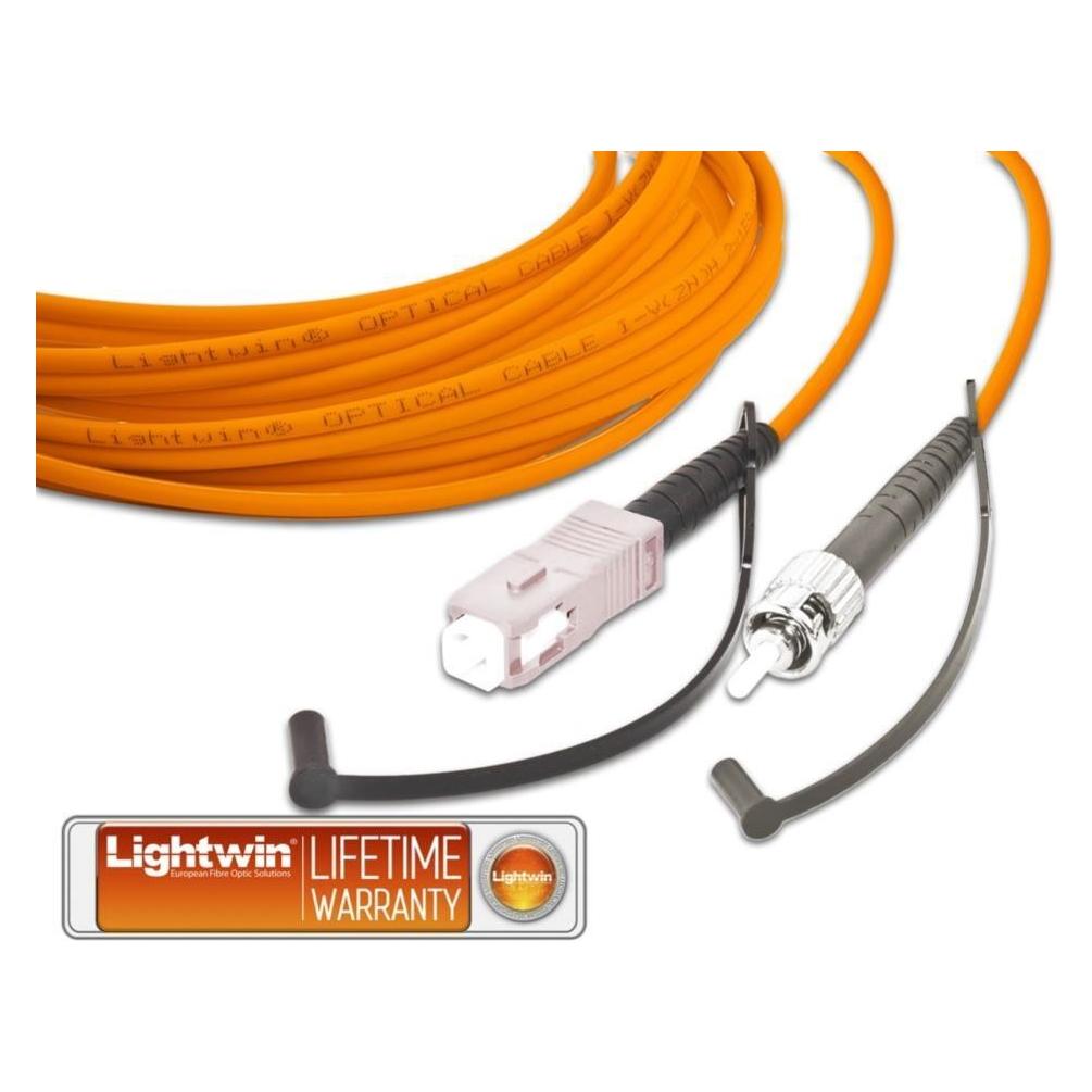 Wirewin Lightwin High Quality Simplex LWL Patchkabel, MM OM2, SC - ST (2 m) (LSP-50 SC-ST 2.0 OM2)