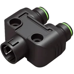 Schubiger Binder 79 9179 000 03 Rundsteckverbinder Adapter, Y-Form Gesamtpolzahl: 3 1 St, Elektronikkabel + Stecker, Schwarz