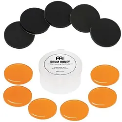 Meinl MDH Drum Honey Schlagzeug Dämpfer mit Damper Pads, Schlagzeug Zubehör, Gelb
