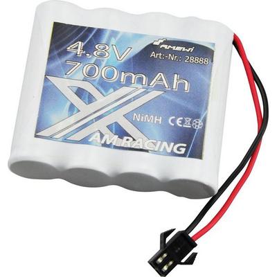 Amewi Modellbau-Akkupack (NiMh) 4.8V 700 mAh Zellen-Zahl: 4 Stick Micro-Car-Buchse