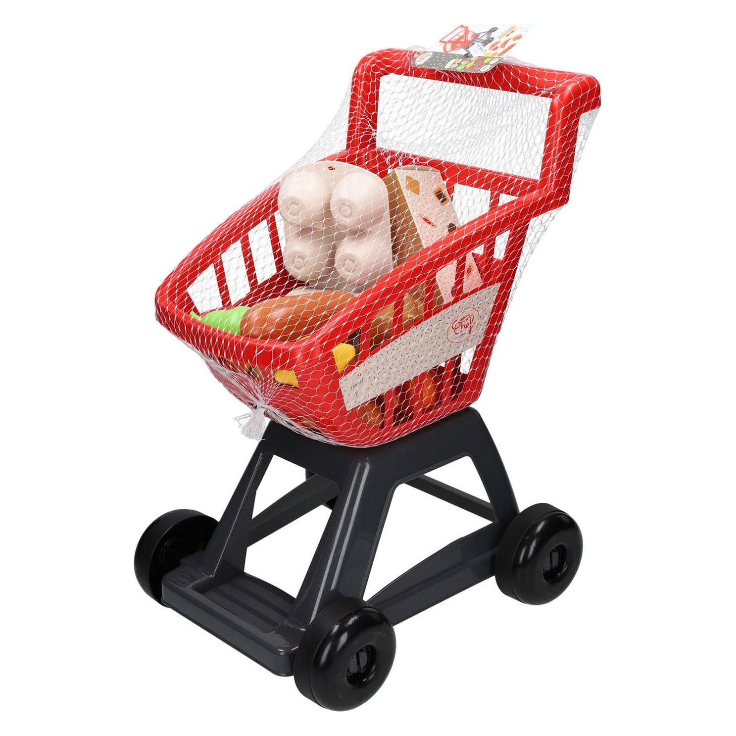 Ecoiffier Einkaufswagen mit Spiel-Lebensmitteln (1205)