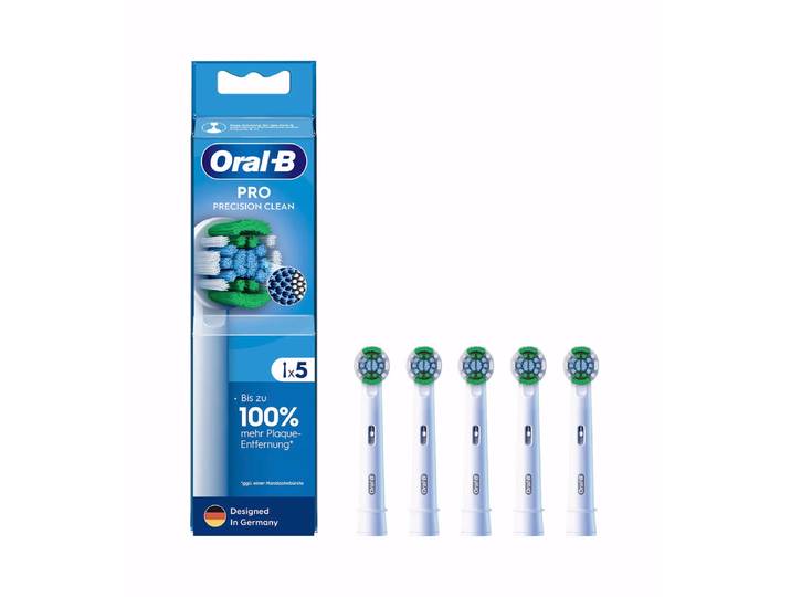 Oral-B Pro Precision Clean 5St Ersatzzahnbürsten – Ersatzbürste/Zahnpflege Zubehör – weiss