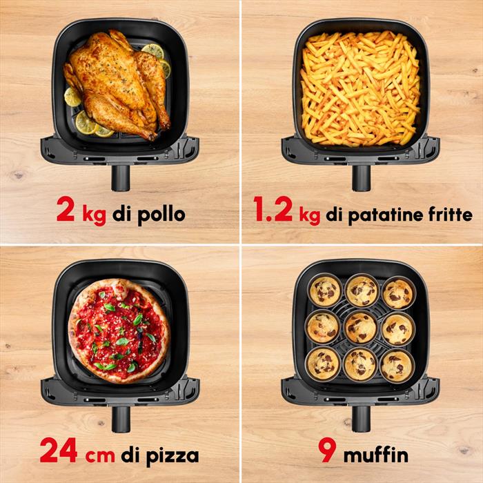 Moulinex Friggitrice Ad Aria Ez855hf0-nero