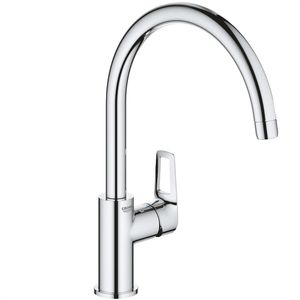 GROHE Küchenarmatur BauLoop 31368001, chrom, Hochdruck, 360° schwenkbar