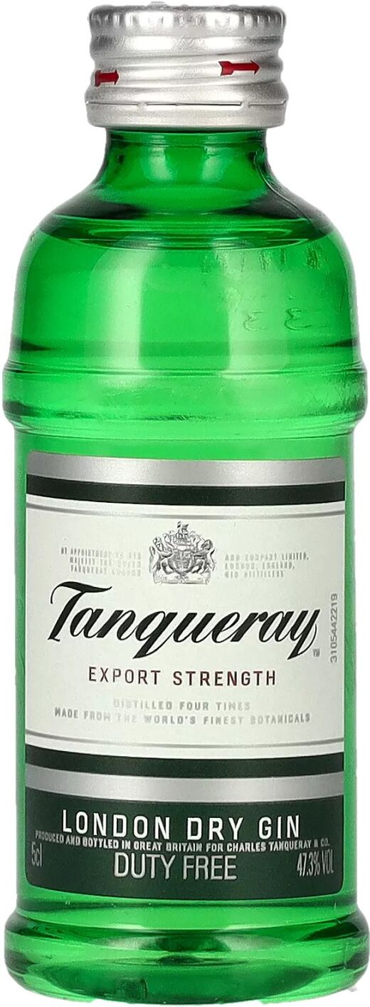 Tanqueray Gin Tanqueray LONDON DRY GIN Imported 47,3% Vol. 0,05l PET
