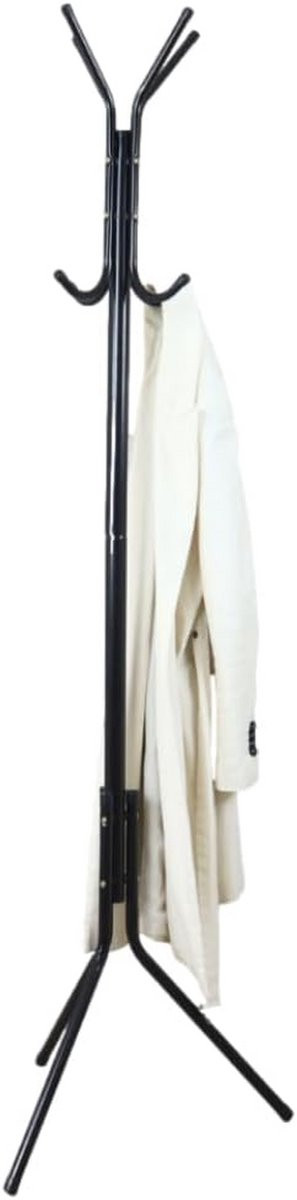 Industriële kapstok voor jassen en accessoires, zwart, hoogte: 171 cm