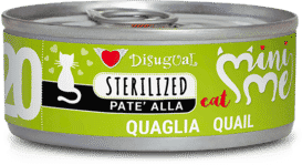 Disugual Mini Me 20 Esterilizado de Codorniz 12 uds x 85g