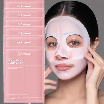 Uplift Picks Bio Collagen Real Deep Hydrating Overnight Hydrogel Face Mask 20 Pcs