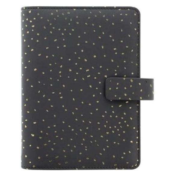 Filofax Ringbuch Personal Confetti charcoal (95x171mm) (028722)