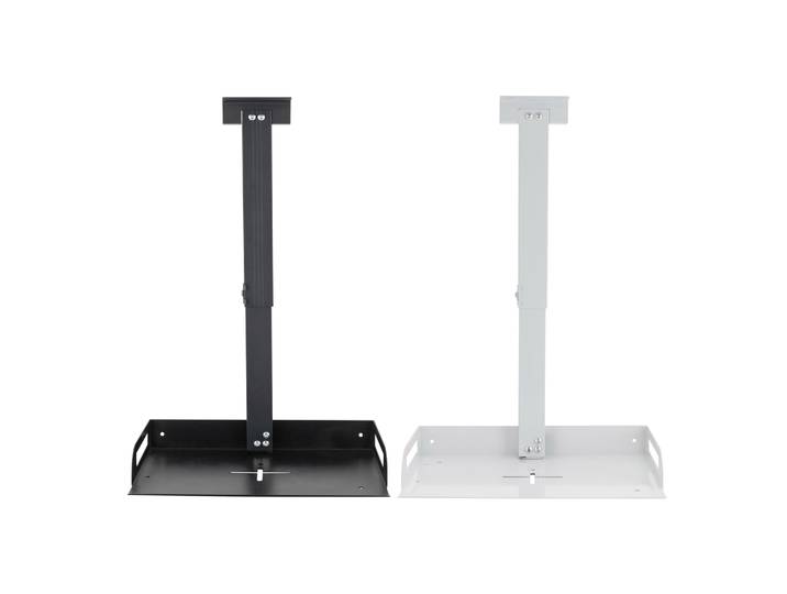 Support de projecteur de montage au plafond 34-56cm support de projecteur réglable blanc/noir pour le salon de bureau à domicile