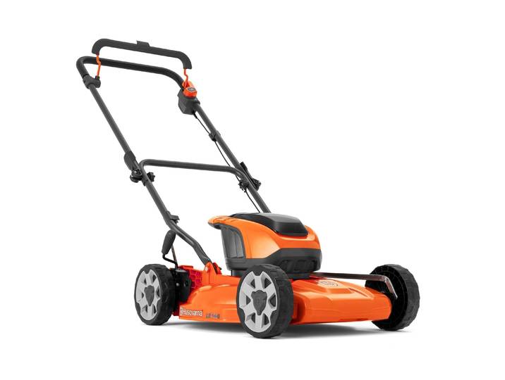 Akkurasenmäher HUSQVARNA LB 144i, Solo , orange (orange, anthrazit), Rasenmäher, Akkurasenmäher, Kompakter, leichter Rasenmäher ohne Akku