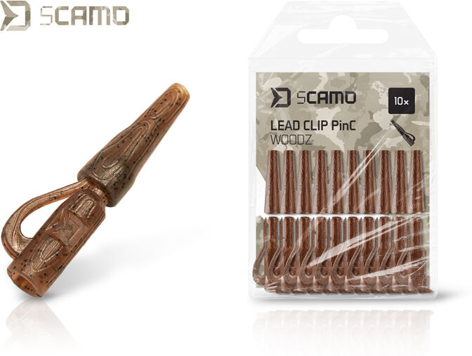 Clip plomb Delphin sCAMO PinC WOODZ / 10 pcs