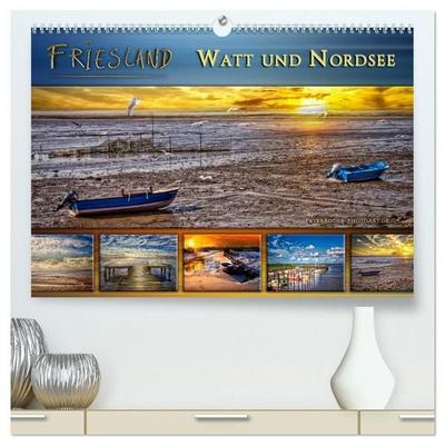 Friesland - Watt und Nordsee (hochwertiger Premium Wandkalender 2027 DIN A2 quer), Kunstdruck in Hochglanz