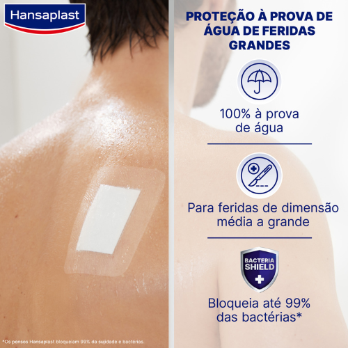 Hansaplast Aqua Protect Pensos XXL 8x10cm 5un