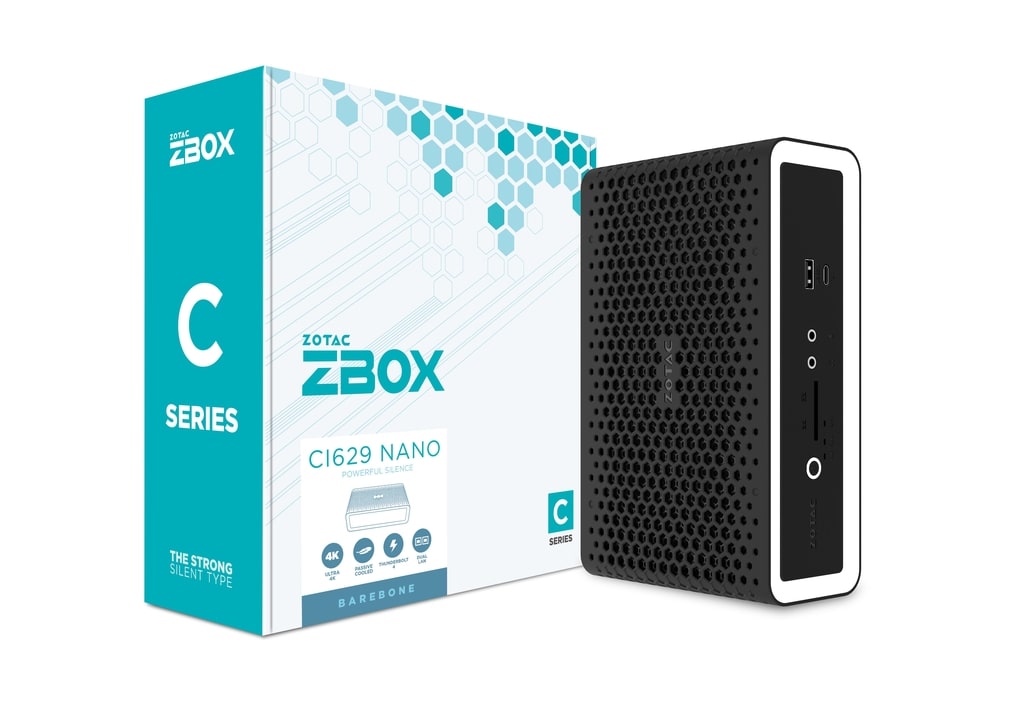 ZOTAC ZBOX CI629 NANO Barebone i3 -1315U Intel UHD Graphics ZBOX-CI629NANO-BE