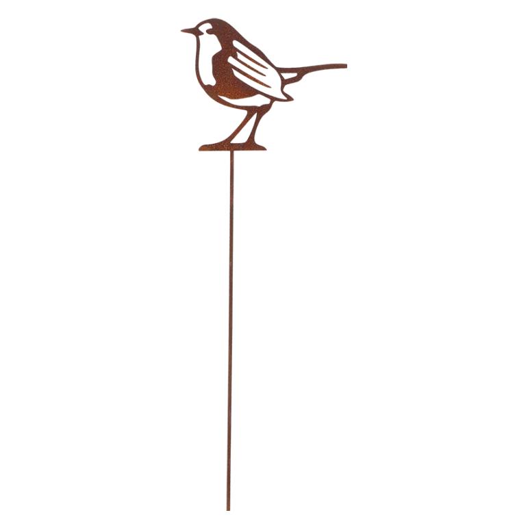 Esschert Design Rost Gartenstecker Rotkehlchen (70572490)