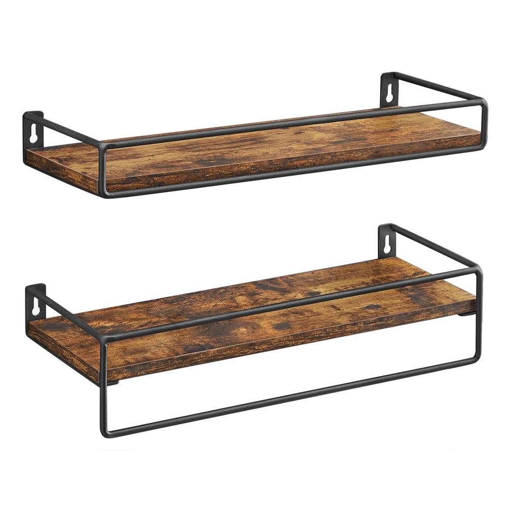 VASAGLE Wandregale 2er Set LWS441B01