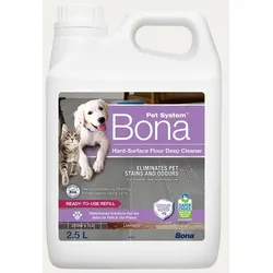 BONA Pet SystemTM Tiefenreiniger für Hartböden Nachfüller 2,5 L