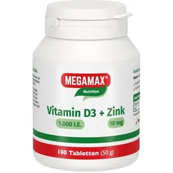 Vitamin D3 1000 IE + Zink 10 mg