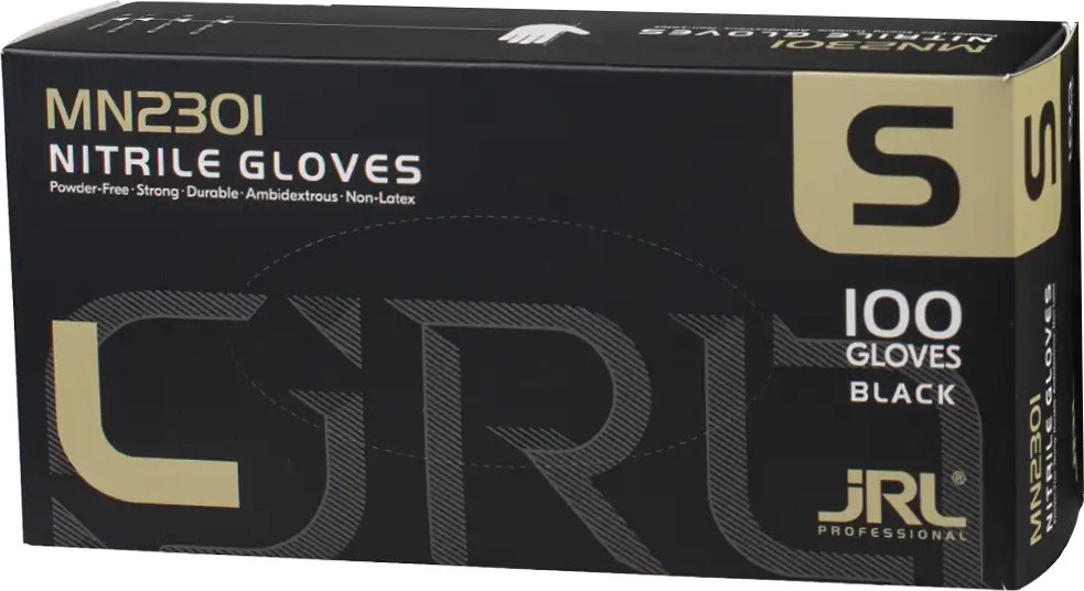 JRL Nitril Handschuhe S Schwarz JR-01909