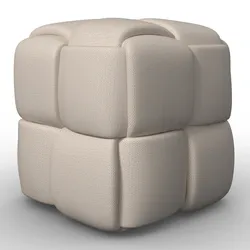 Hocker Ella Bouclé Beige