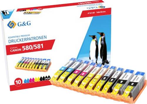 G&G Druckerpatrone Kompatibel 1P580-10