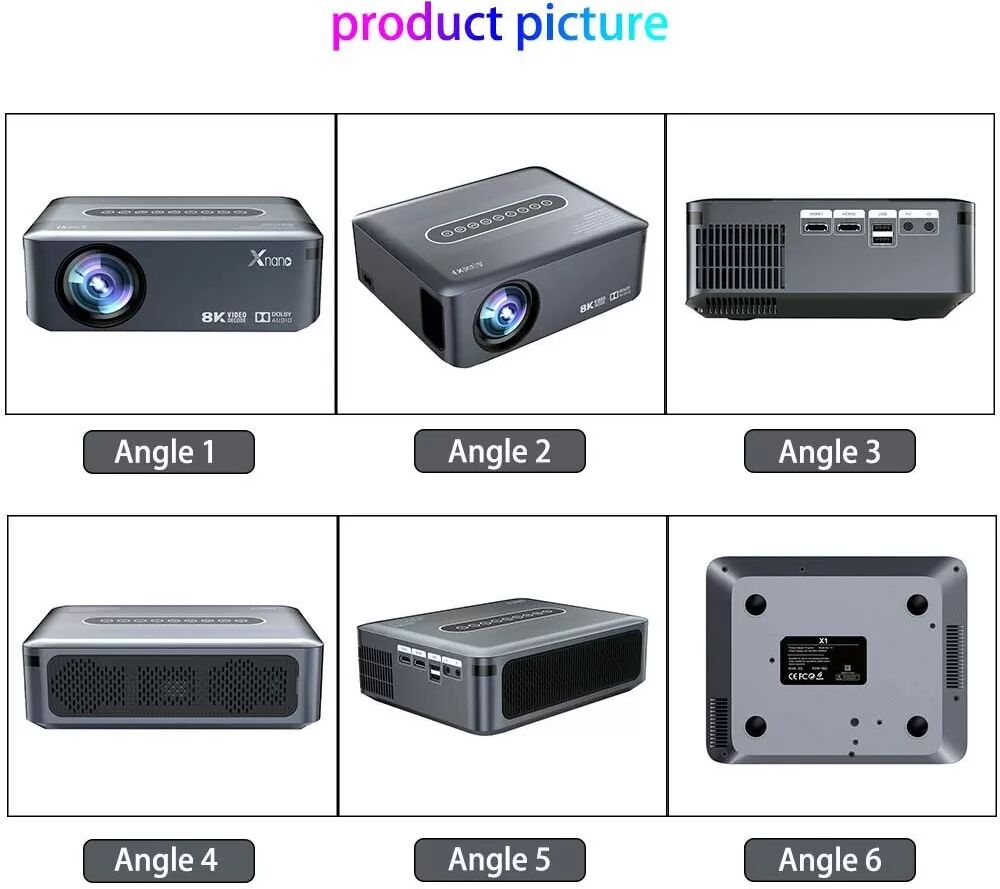 INF Ultra HD 8K Beamer X1-2/16G (EU) - Grau: Heimkino in Perfektion