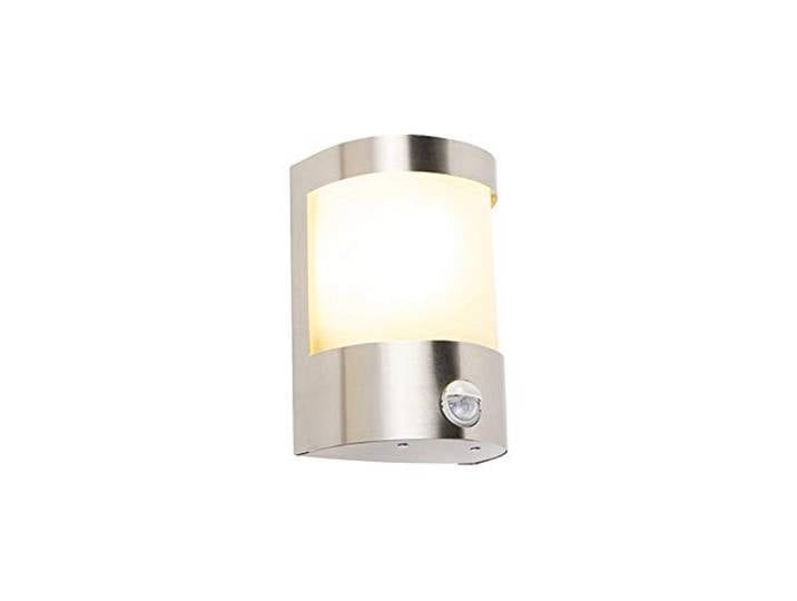 Qazqa mira - Eclairage exterieur avec detecteur de mouvement - 1 lumière - H 190 mm - Acier - Moderne - éclairage extérieur