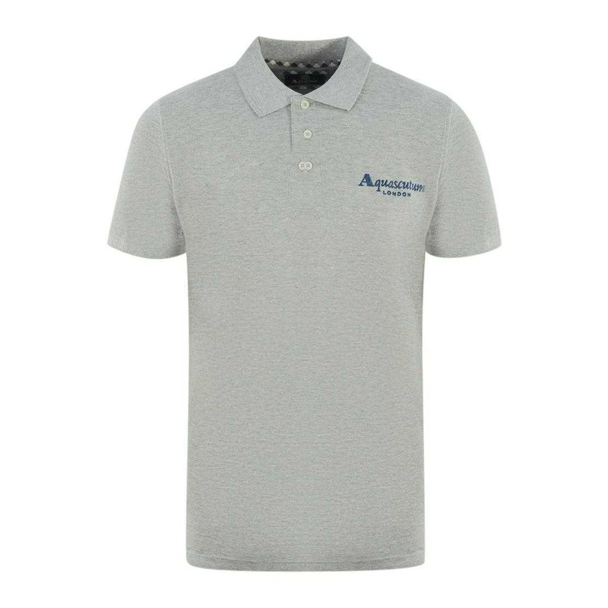 Aquascutum Volwassen unisex poloshirt London 1851 (Grijs)