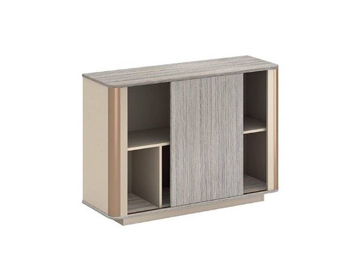 JVmoebel Sideboard Eleganter Grauer Sideboard Büro Moderner Designer Schrank