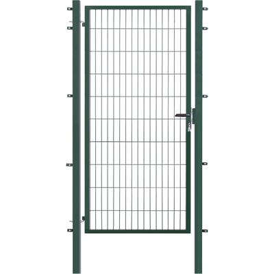 Zauneinzeltür GARDEN 'N' MORE "Einzeltor Excellent", grün, B:100cm H:200cm, Stahl, Tore, 203 cm hoch, grün