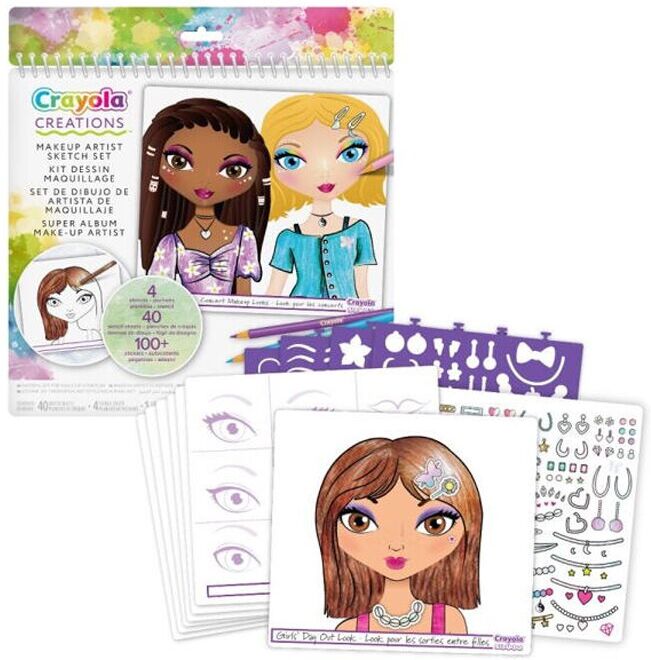BRINQUEDO CRAYOLA ALBUM MAKEUP SUPER