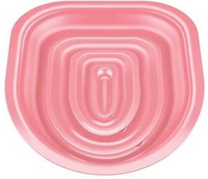 Uplift Essentials Best Plastic Cat Toilet Training Kit Professional Reusable Pet Toilet Trainer & Litter Mat pink Inner Tray