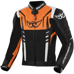 Berik Striper Motorrad Lederjacke 54