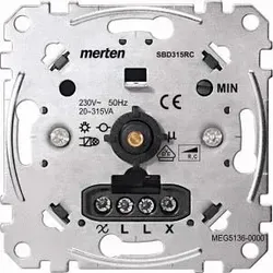 Merten Drehdimmer-Einsatz für kap Last 20-315W MEG5136-0000