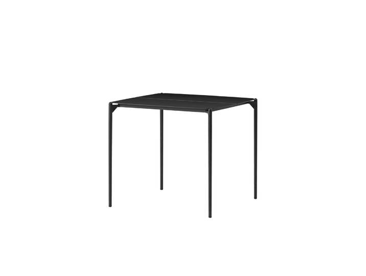 AYTM - Table carrée Novo - Noir - Aluminium thermolaqué - Designer Rasmus Falkenberg