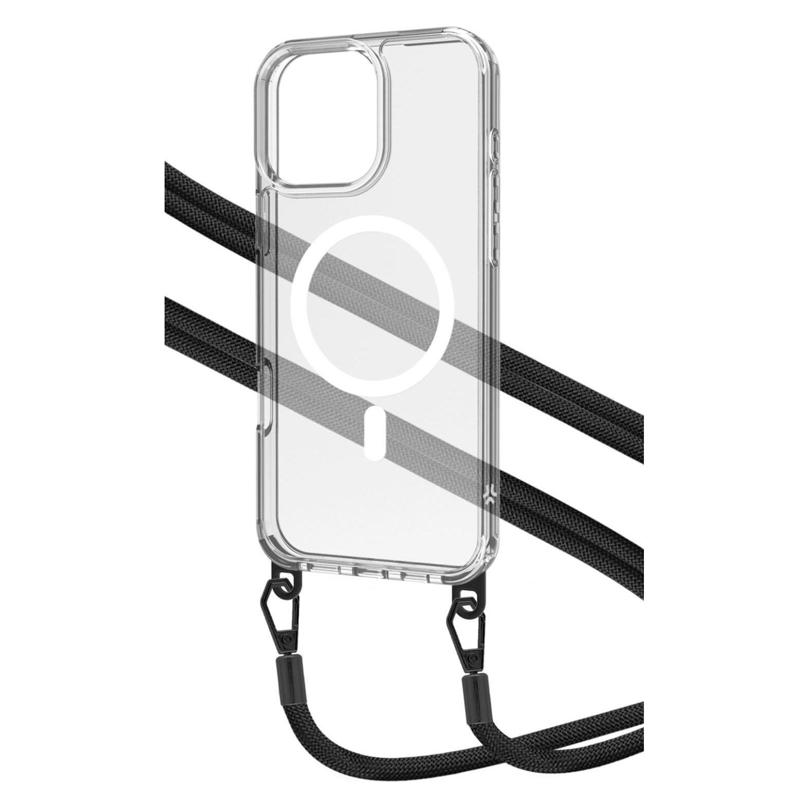 Celly Freedom MagCaseLace Schwarz für iPhone 16 (FREEDOMMAG1115)