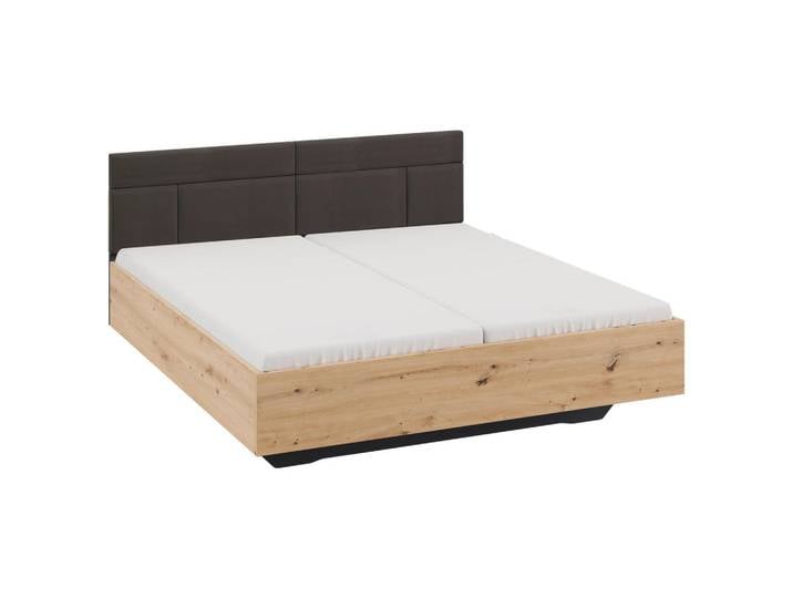 Bett, Eiche Artisan, 160x200 cm, Blauer Engel, BQ - Bündnis für Qualität, Made in Germany, Schlafzimmer, Betten, Doppelbetten