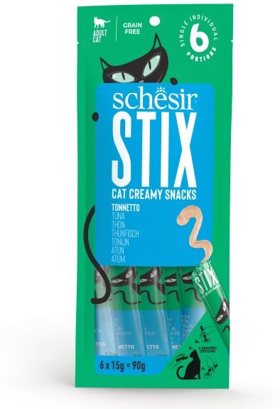 Schesir Cat Stix Atún 12 uds x 6 uds